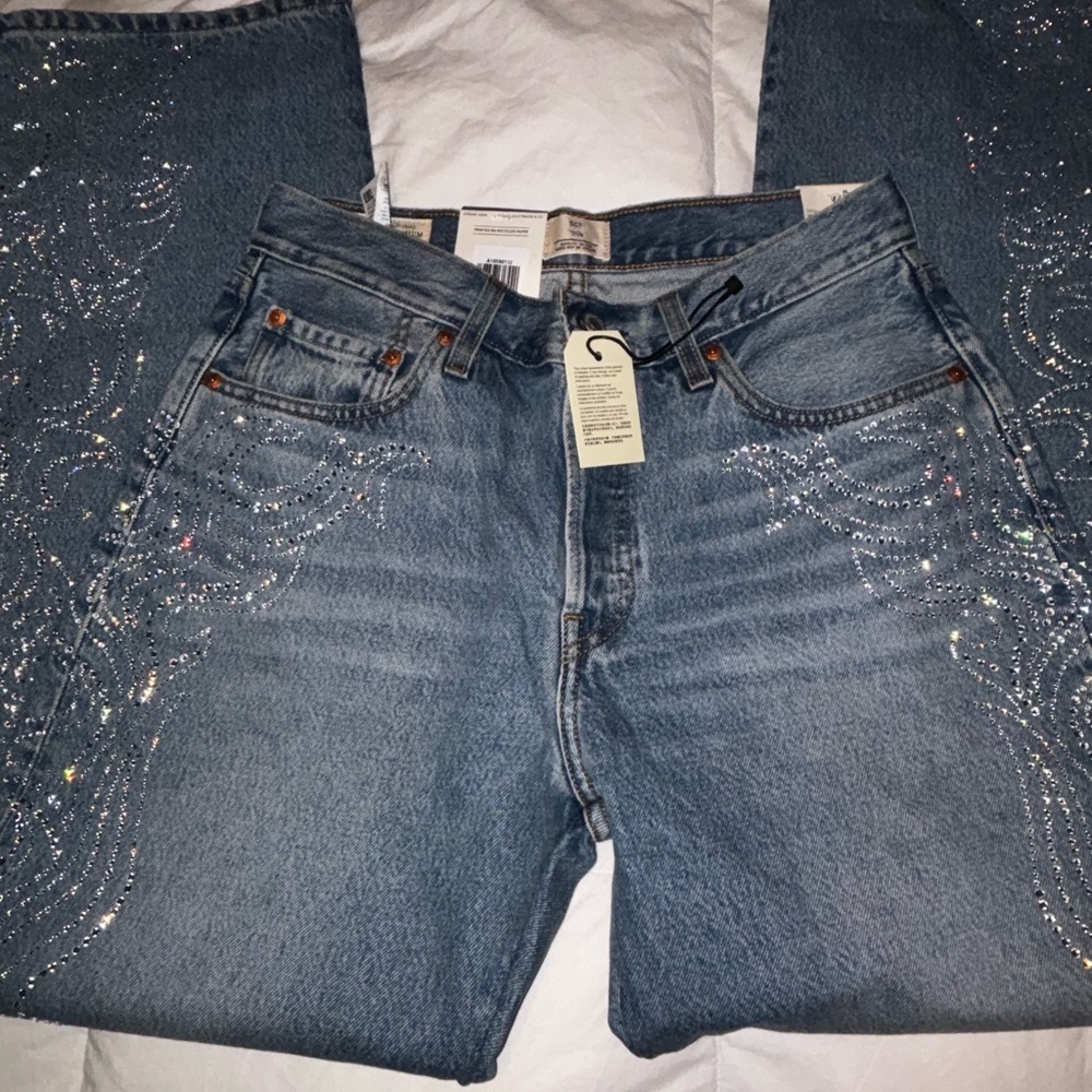 BEYONCÉ X LEVI’S 501® '90S WOMEN'S 28 x 30 - Picture 3 of 14